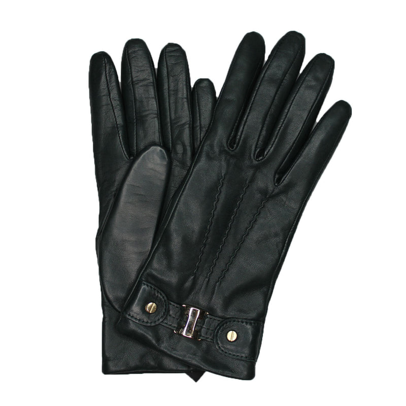 Kasjmier gevoerde dameshandschoenen van lamsleer - Bronte 2