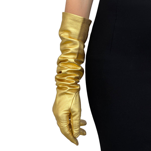 Dames Opera Handschoenen-Montserrat Metallic 16bt