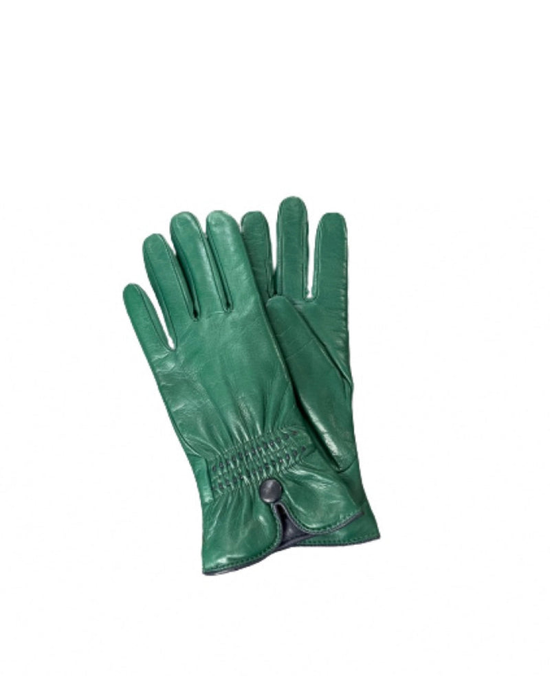 Dameshandschoenen van kasjmier gevoerd leer met contrasterende details Rosario 3