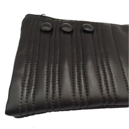 Kasjmier gevoerde leren dameshandschoenen met armbandstijl Detail-Marianne