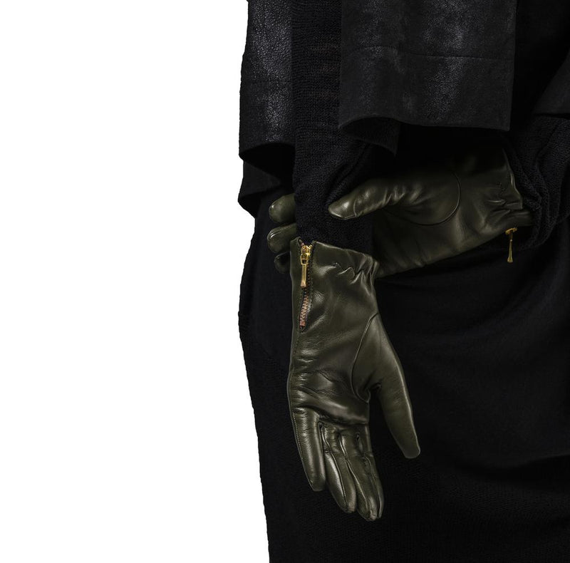 Dameshandschoenen van lamsleer - Jacqueline Backzip