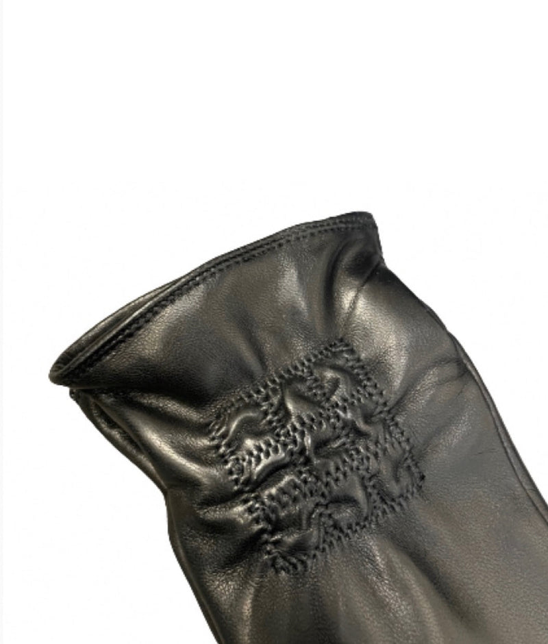 Dameshandschoenen met kasjmiervoering, doorgestikt leer, Ingrid