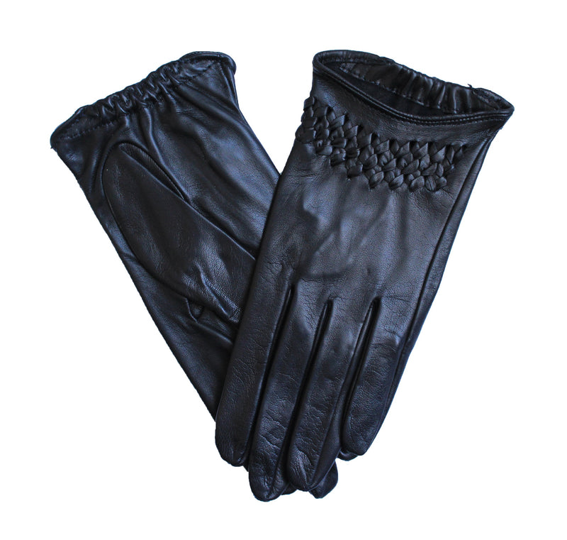 Leren dameshandschoenen Classic, ongevoerd, Raphaelle