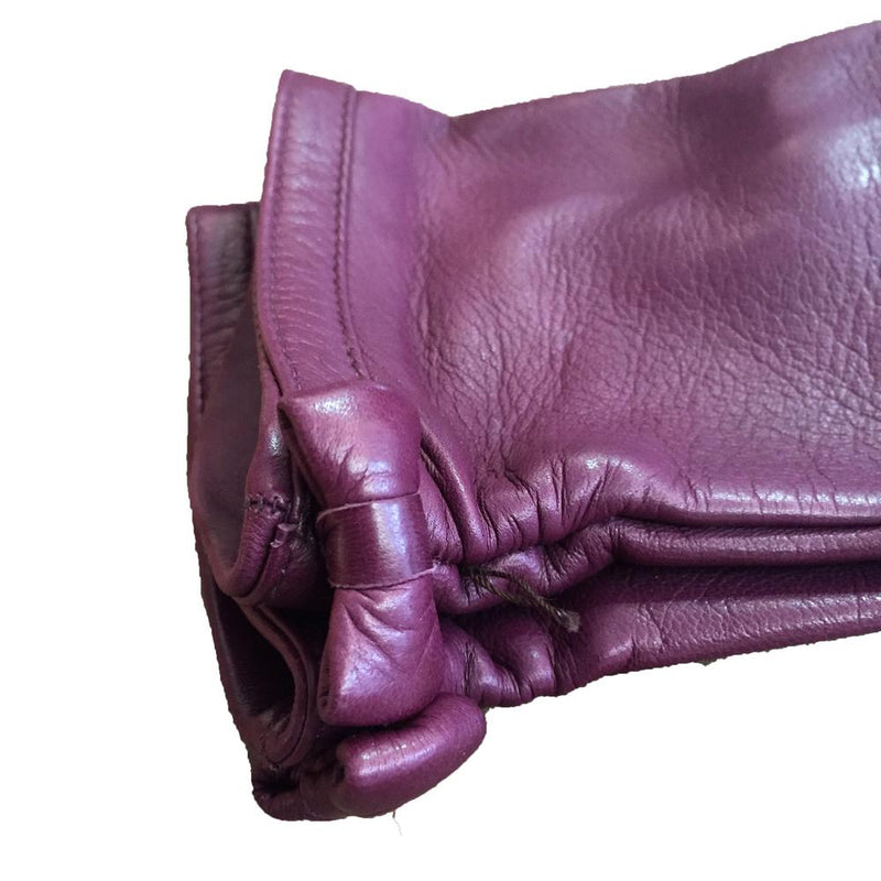 Dameshandschoenen van zacht nappaleer - Minnie Ruche