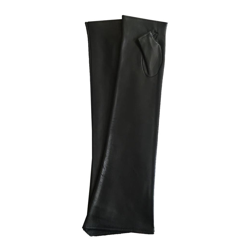 Dames Opera vingerloze lederen handschoenen-Fergie 10BT