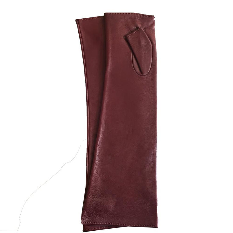 Dames Opera vingerloze lederen handschoenen-Fergie 10BT