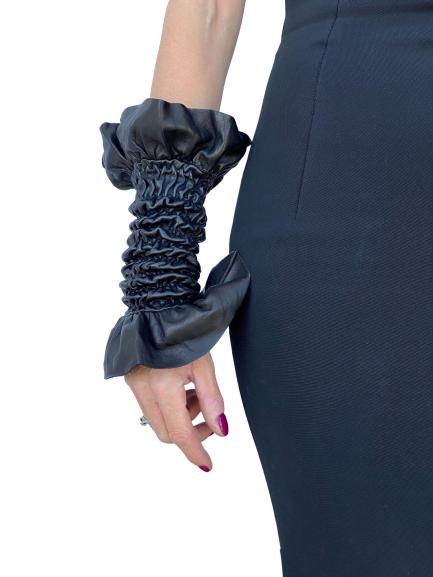 Fancy lederen handschoenen - Julianne Fergie 10bt