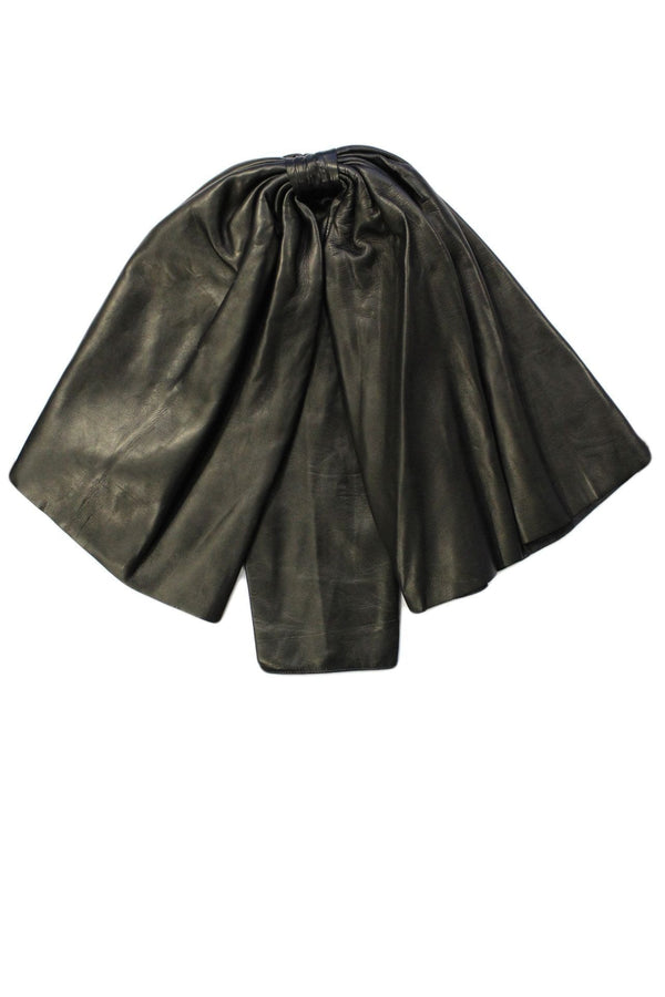 Met zijde gevoerde lederen handschoen-Lola Fergie Issey