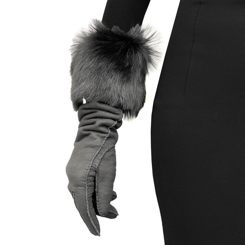 Leren dameshandschoenen van fijnste schapenvacht - Montserrat schapenvacht 8bt