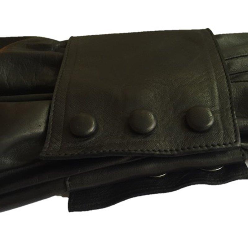 Klassieke lange lederen dameshandschoenen-Belle Gauntlet