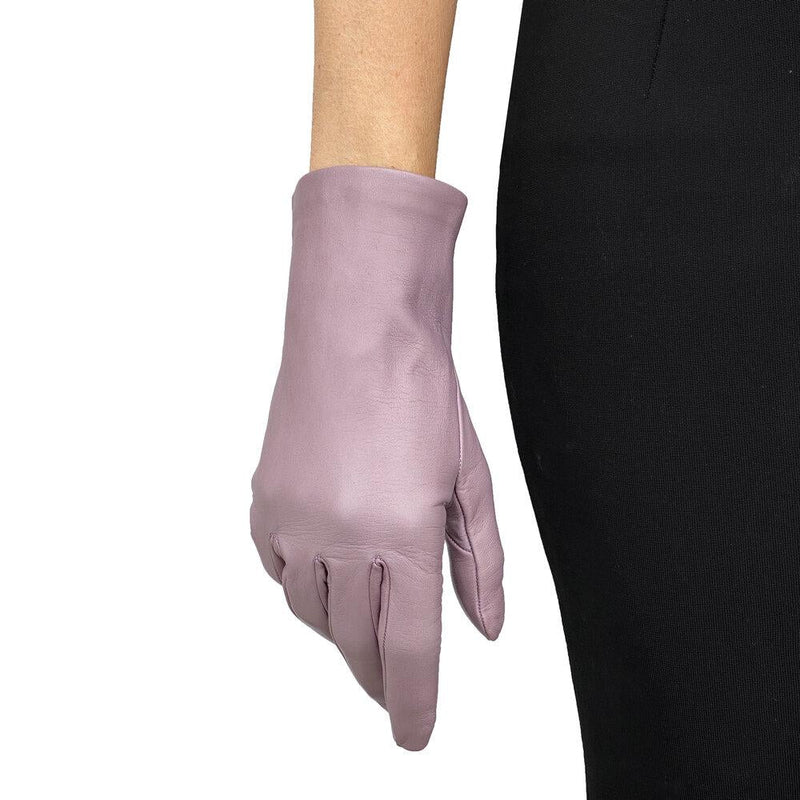 Zijden gevoerde leren dameshandschoenen-Rebecca