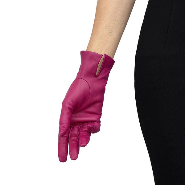 Zijden gevoerde leren dameshandschoenen-Rebecca