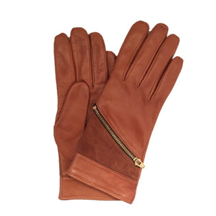 Dames kasjmier gevoerde suède Swatch lederen handschoenen-Jacqueline 2