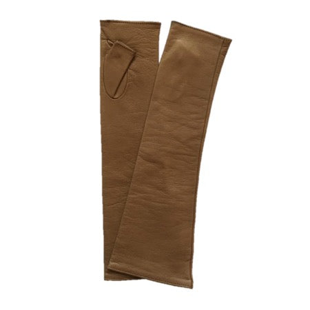 Dames Opera vingerloze lederen handschoenen-Fergie 10BT