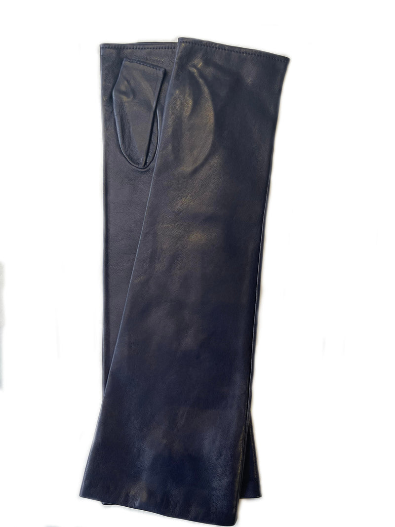 Dames Opera vingerloze lederen handschoenen-Fergie 10BT