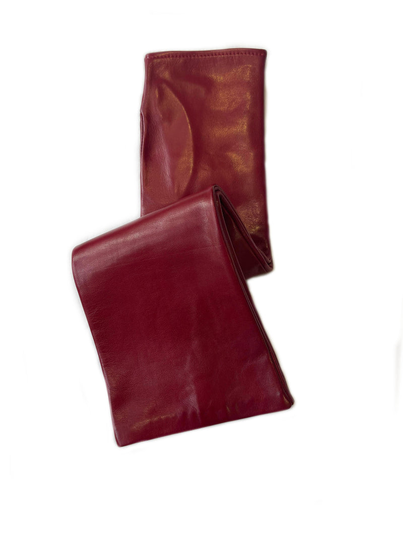Dames Opera vingerloze lederen handschoenen-Fergie 10BT