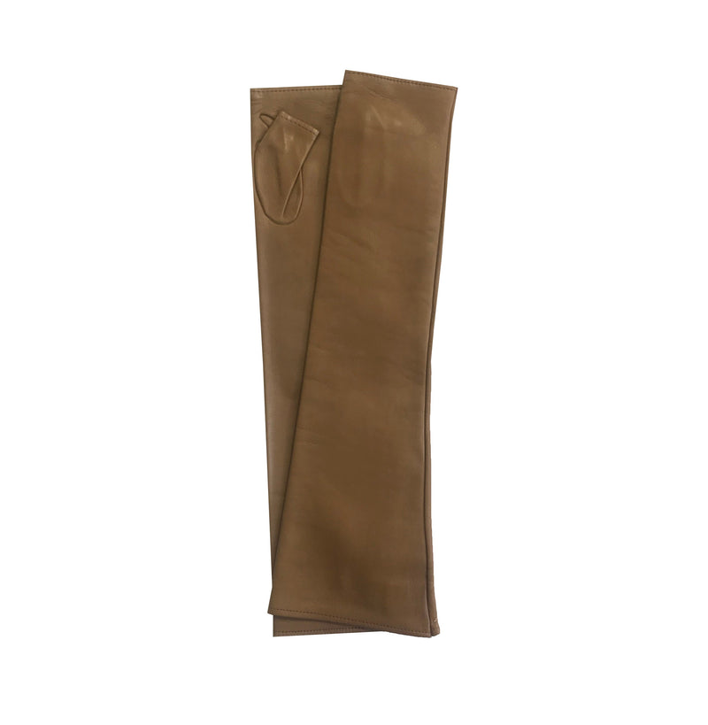 Dames Opera vingerloze lederen handschoenen-Fergie 10BT