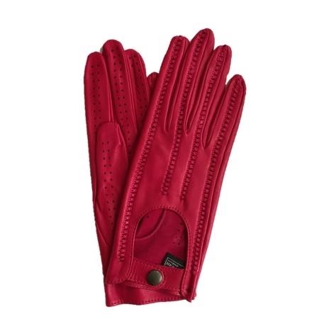 Klassieke lederen autohandschoenen voor dames, Hannah