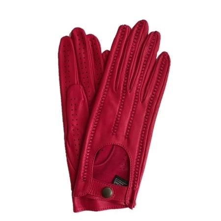 Klassieke lederen autohandschoenen voor dames, Hannah