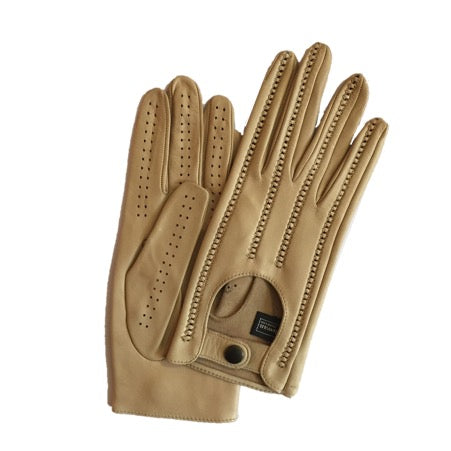 Klassieke lederen autohandschoenen voor dames, Hannah
