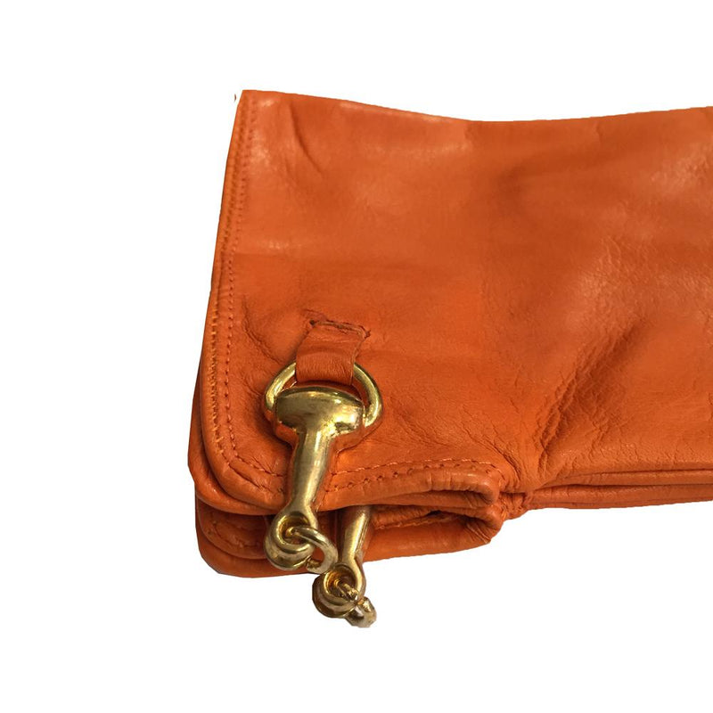 Leren dameshandschoenen met zijden voering, Horsebit-details, Isabella-sluiting op de rug