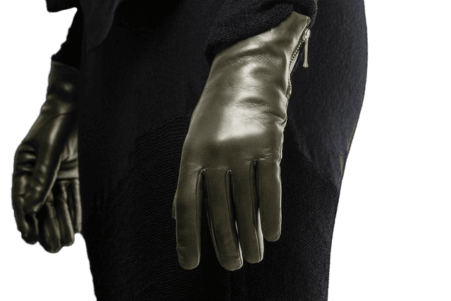 Dameshandschoenen van lamsleer - Jacqueline Backzip