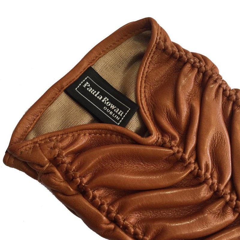 Zijde gevoerde dameshandschoenen van lamsleer-Renee