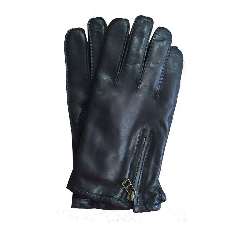 Leren herenhandschoenen met klassieke ritssluiting - Richard E