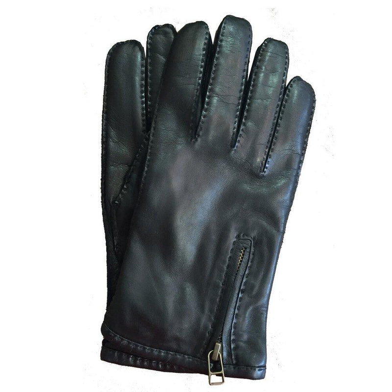 Leren herenhandschoenen met klassieke ritssluiting - Richard E