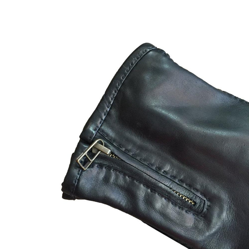 Leren herenhandschoenen met klassieke ritssluiting - Richard E