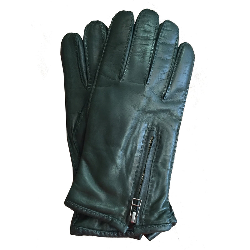 Leren herenhandschoenen met klassieke ritssluiting - Richard E
