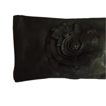 Rose lederen handschoenen